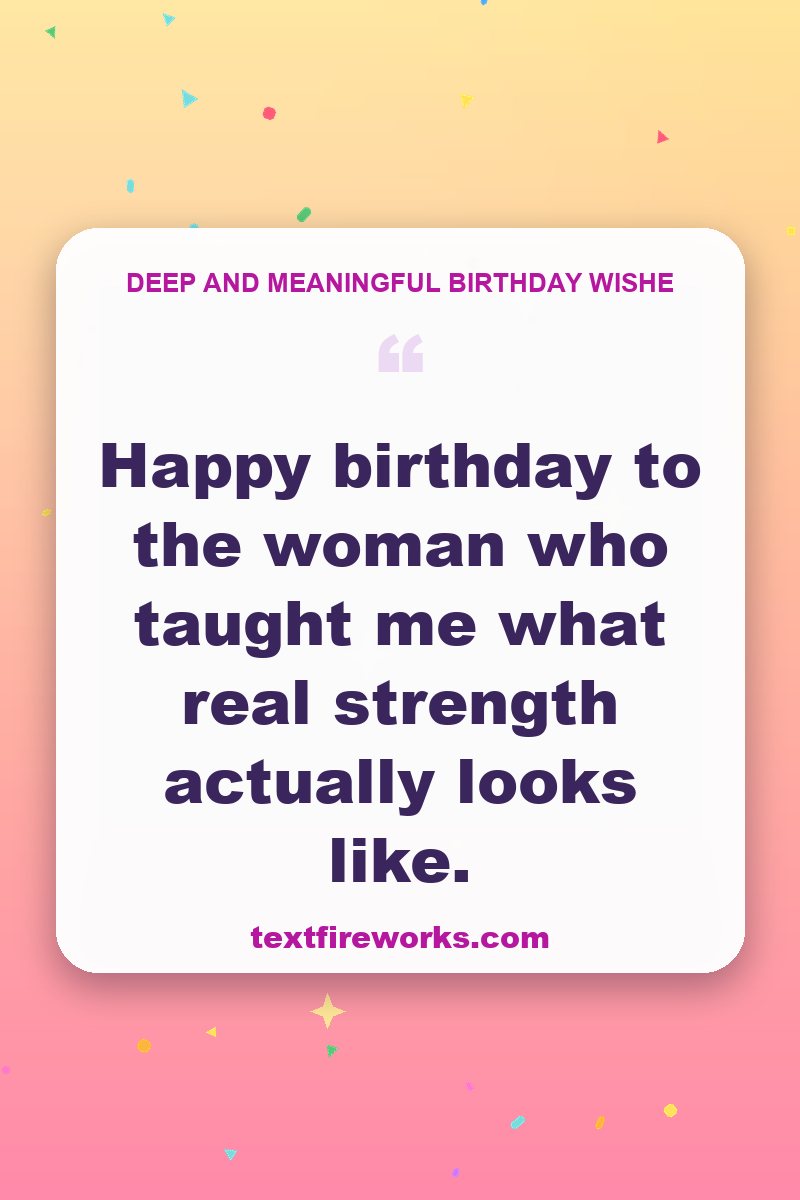 Happy birthday to the woman who taught me what real strength actually looks like.