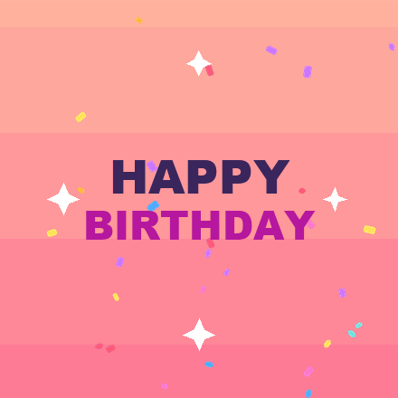Free animated happy birthday GIF 8